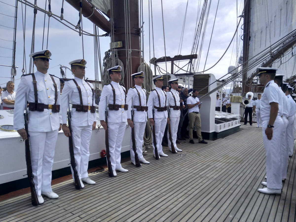 El reccorido del 'Elcano' hasta llegar a Getaria 