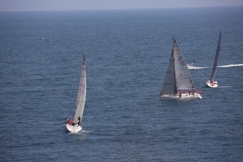 El reccorido del 'Elcano' hasta llegar a Getaria 