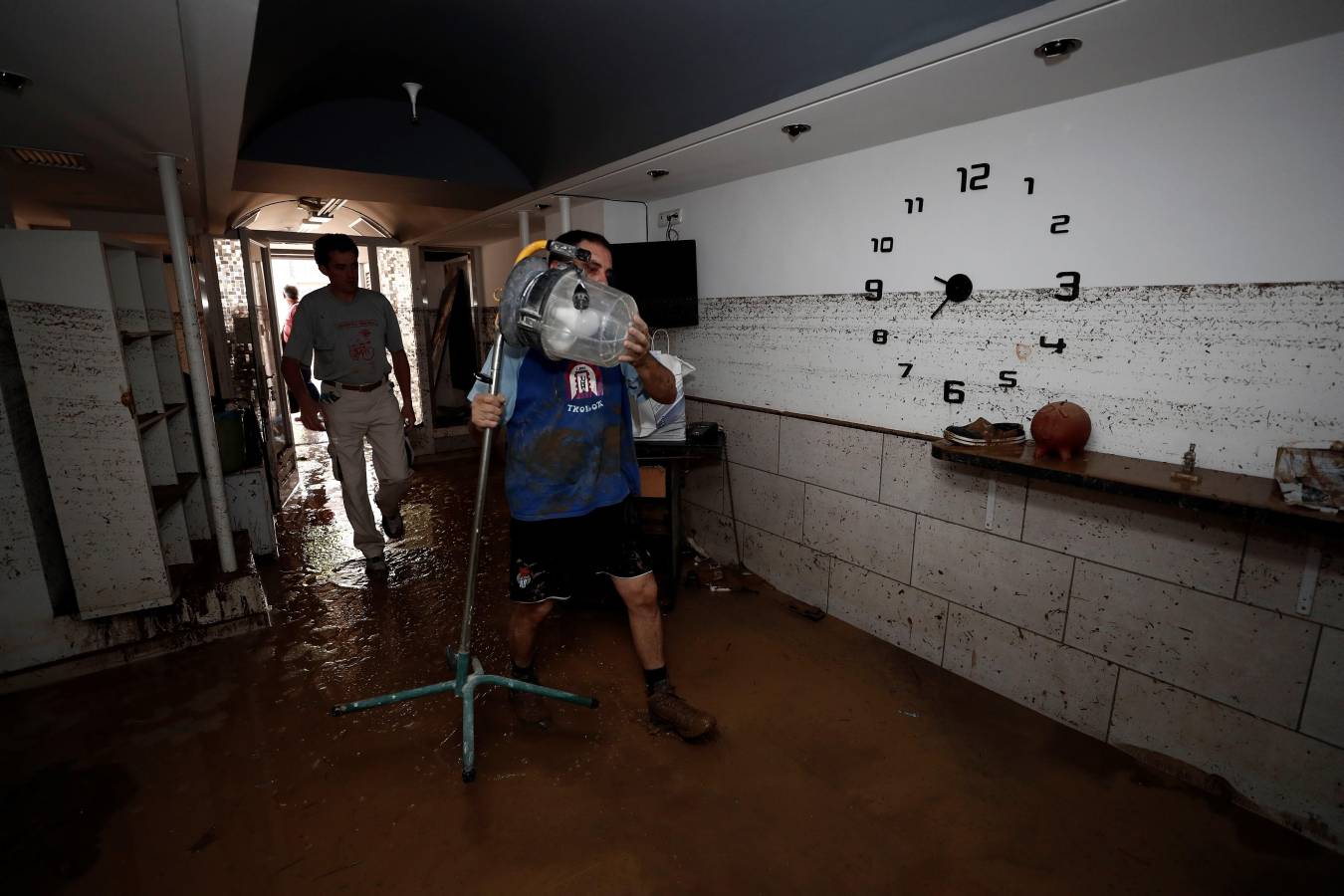 Fotos: Inundaciones y graves daños en Tafalla, Olite y Pueyo por las intensas lluvias