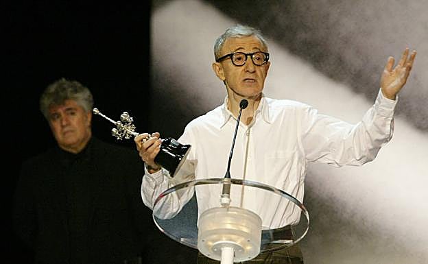 Imagen principal - El largo viaje de Woody Allen hasta su película donostiarra