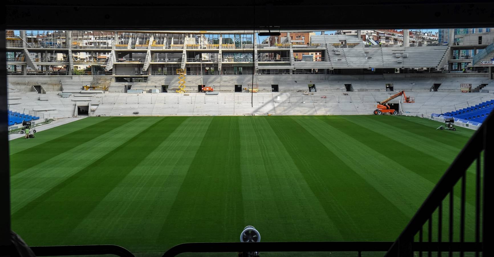 El campo de la Real Sociedad sigue tomando forma.