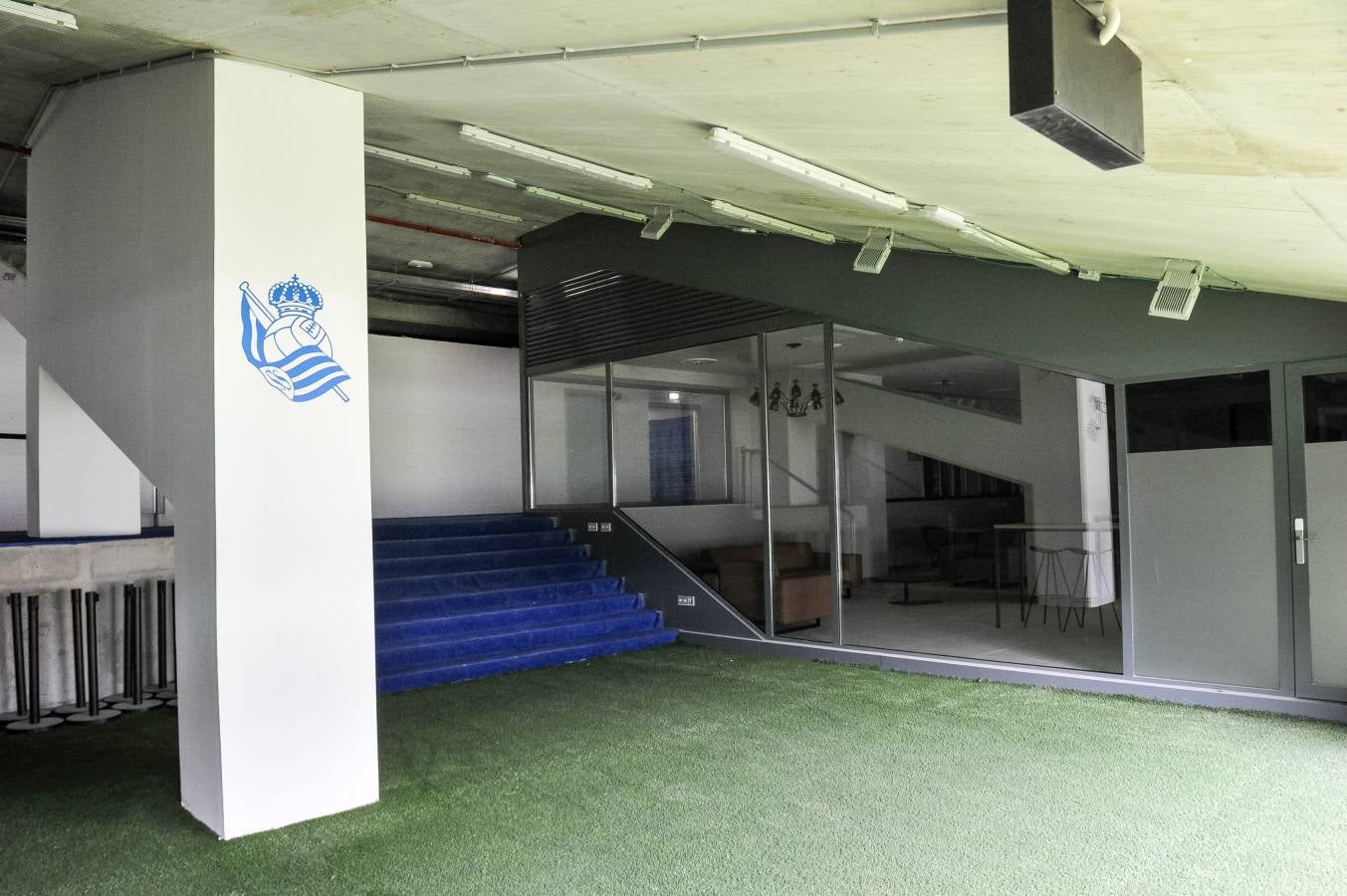 El campo de la Real Sociedad sigue tomando forma.