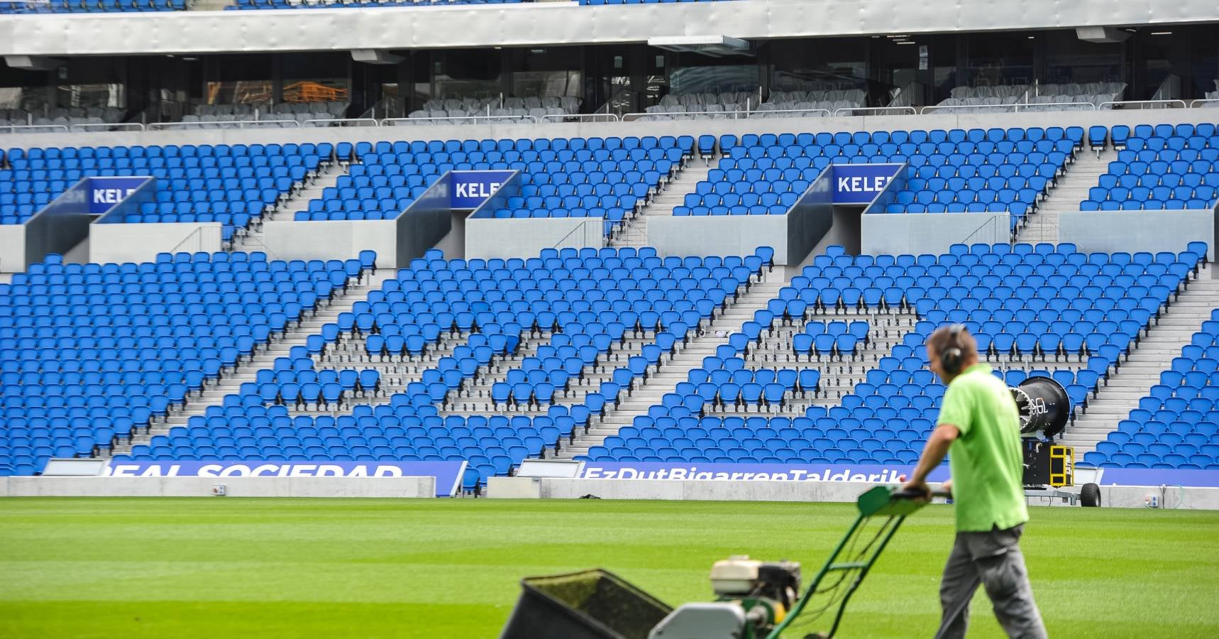 El campo de la Real Sociedad sigue tomando forma.