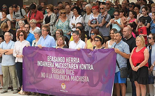 Imagen de la concentración celebrada en Beasain.