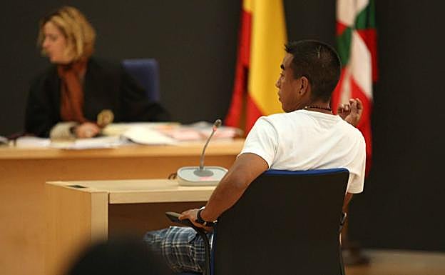 Carlos Germán, el violador de Riberas, en un juicio en 2011