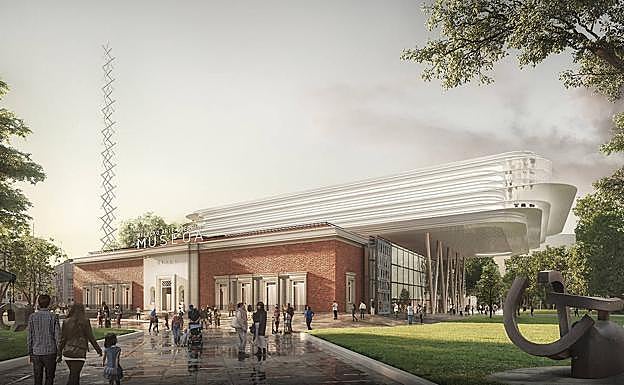 Foster amplía el Museo de Bellas Artes con una 'boina' de 2.000 metros sobre los edificios actuales