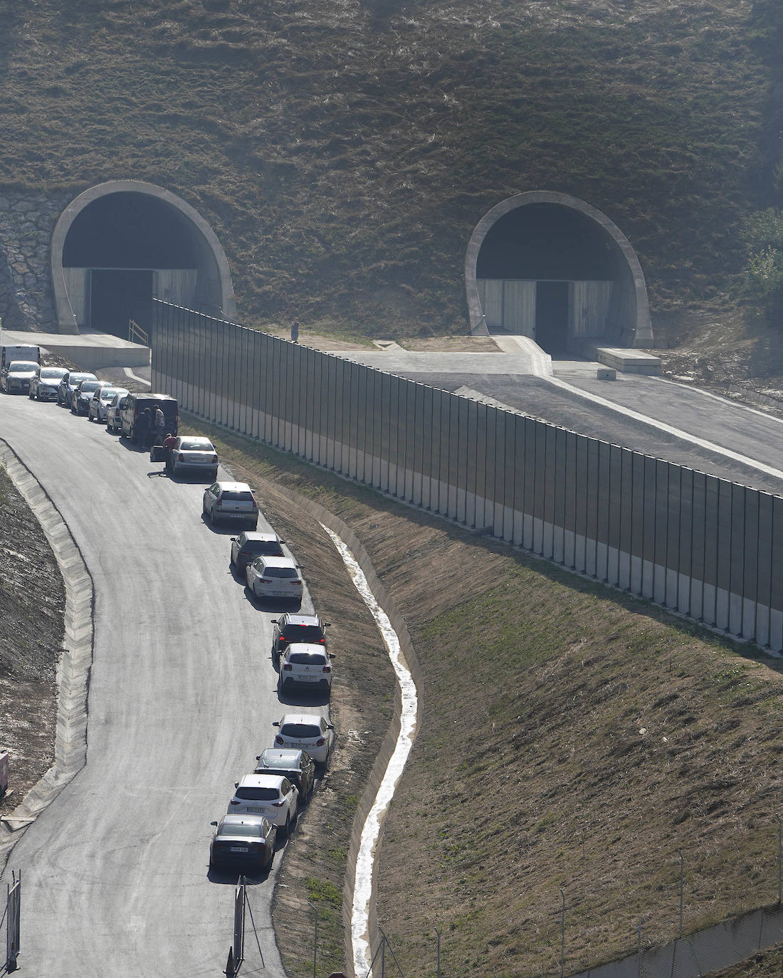 Fotos: El lehendakari visita las obras del TAV en Antuzola