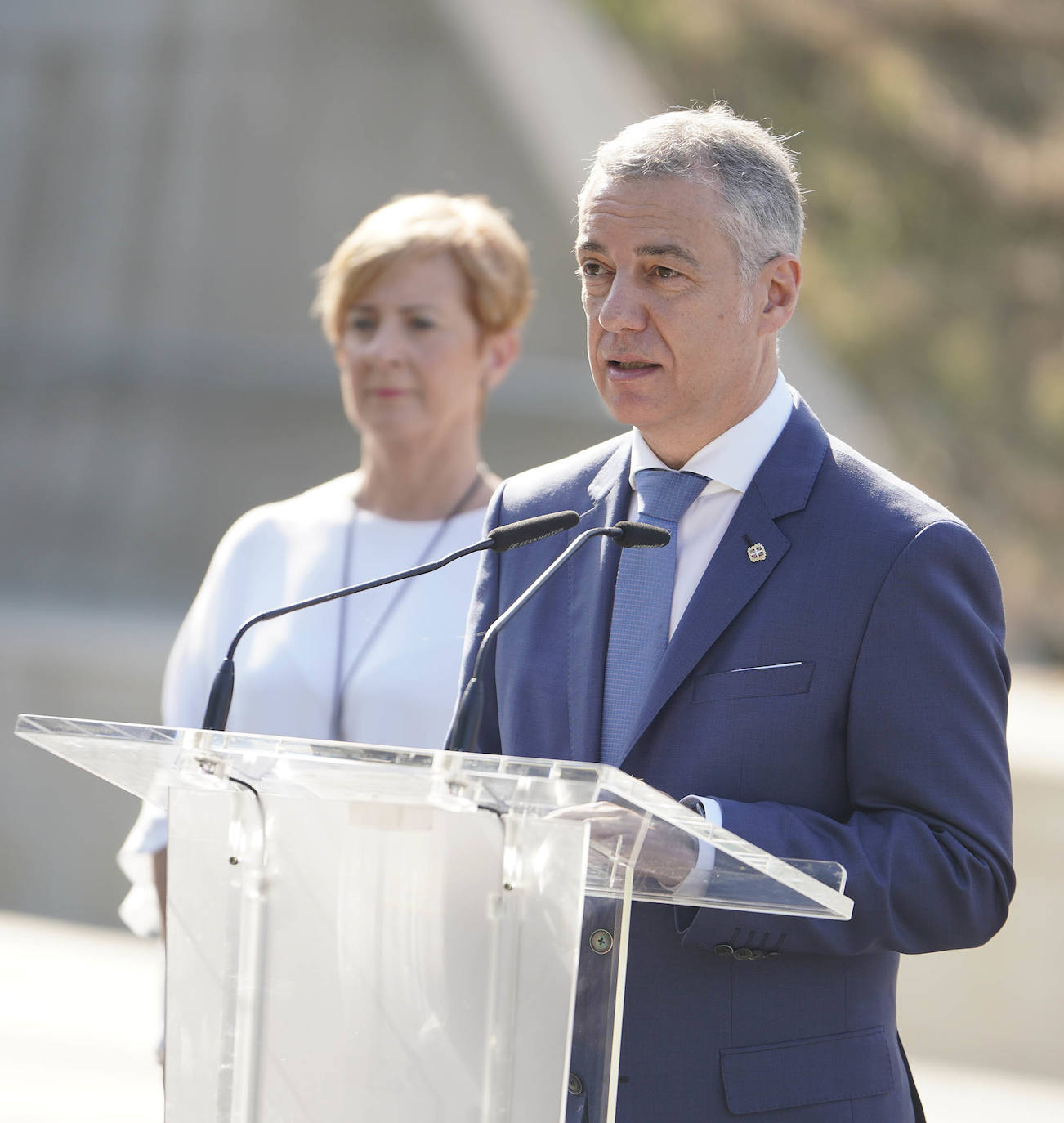 Fotos: El lehendakari visita las obras del TAV en Antuzola