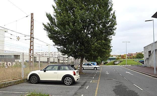 El lugar donde se produjo la agresión al menor en Barakaldo.