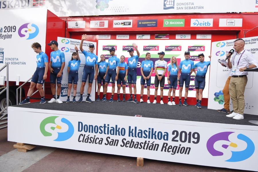 Las estrellas del pelotón mundial ya se encuentran en San Sebastián preparando la carrera del sábado. 