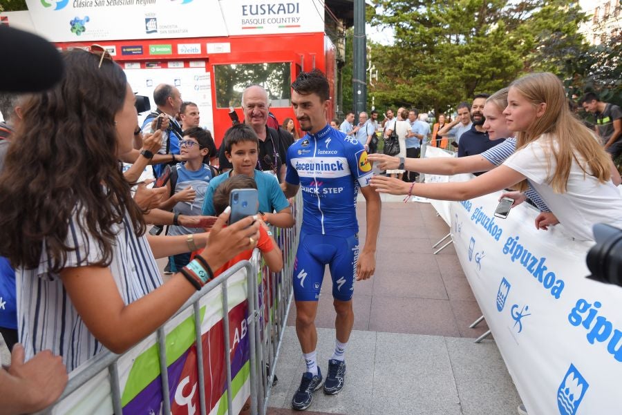Las estrellas del pelotón mundial ya se encuentran en San Sebastián preparando la carrera del sábado. 