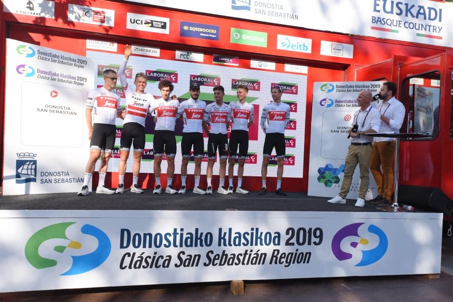 Las estrellas del pelotón mundial ya se encuentran en San Sebastián preparando la carrera del sábado. 