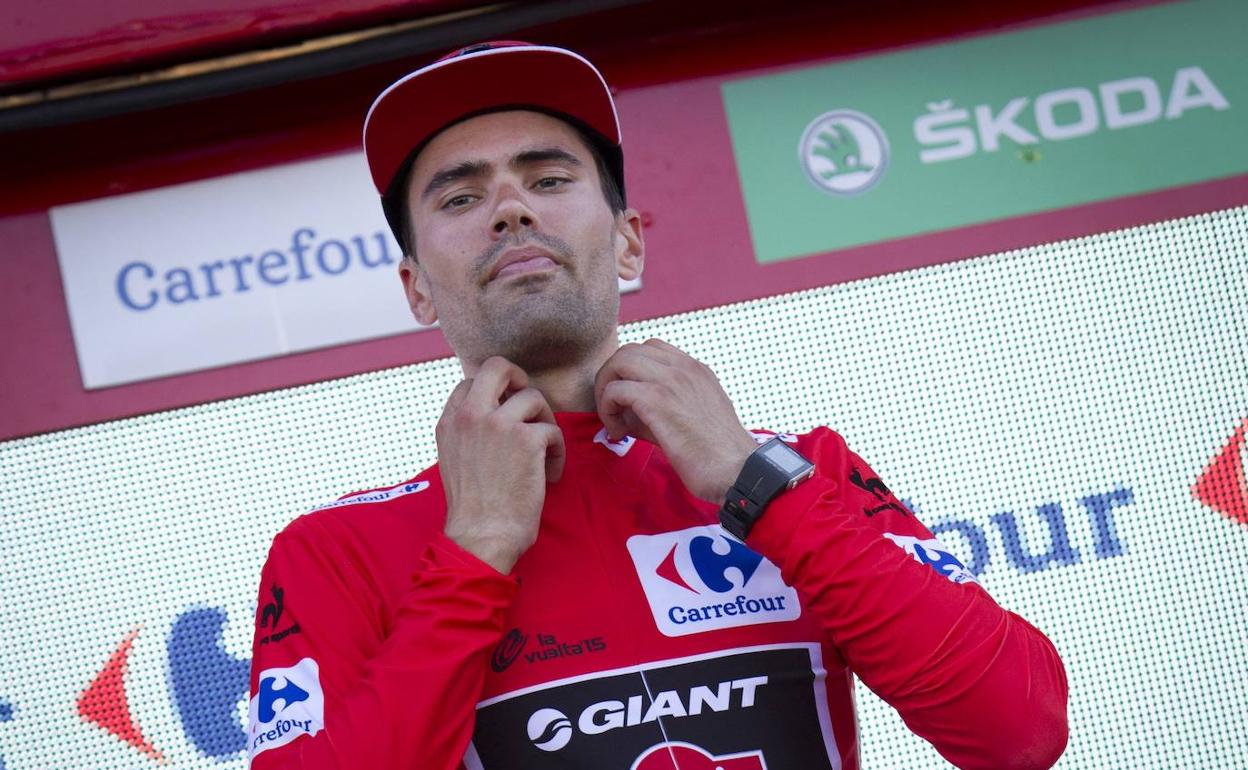 Tom Dumoulin en la Vuelta a España 2015.