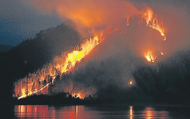 Siberia es una inmensa hoguera