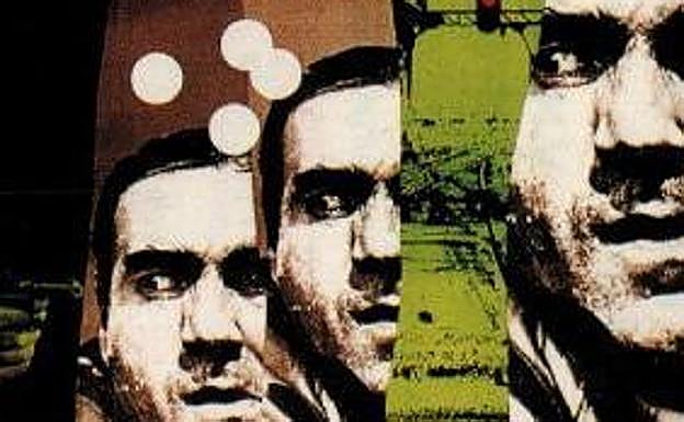 Cartel de 'Los raíles del crimen'. 