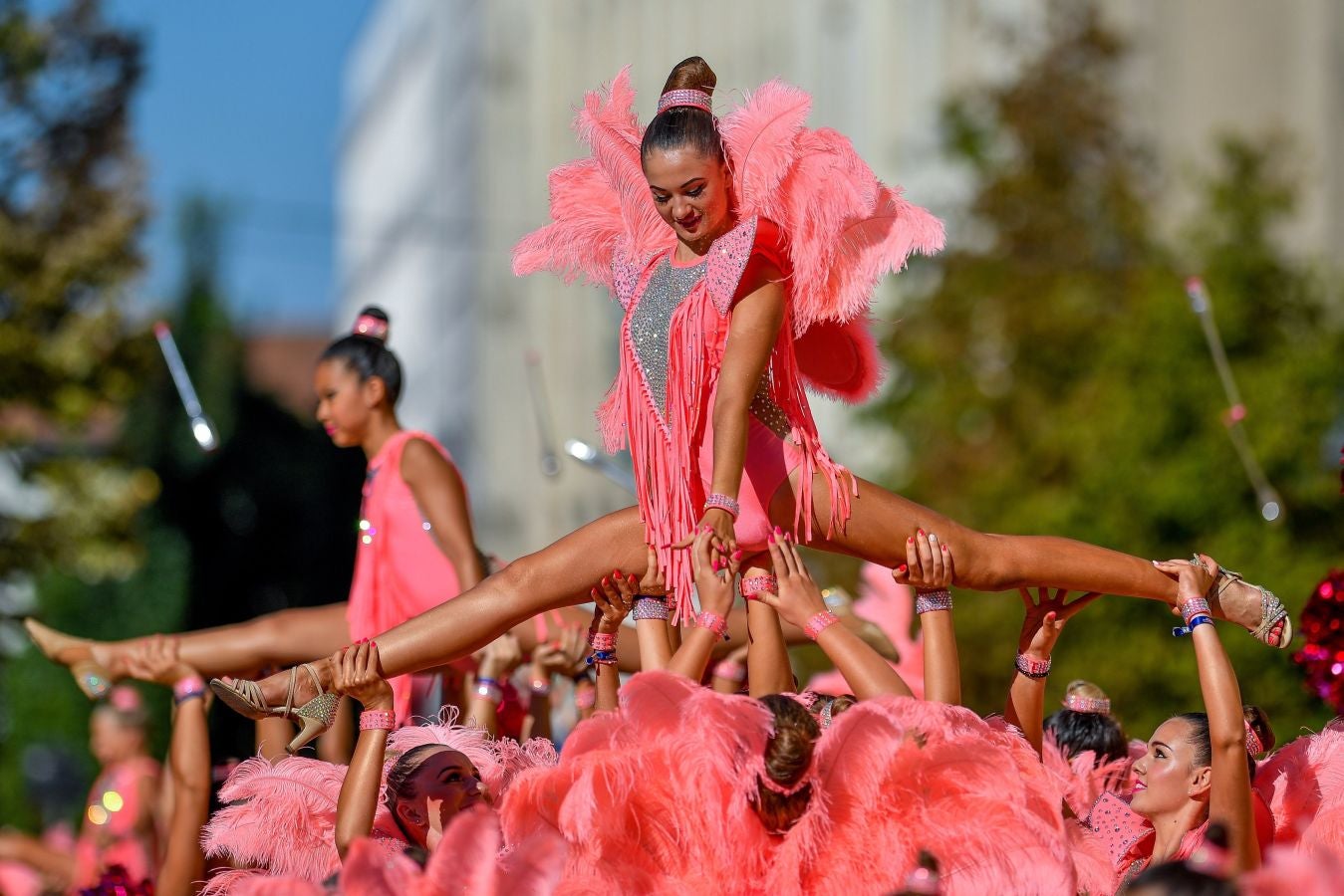 Fotos: Las carrozas florales visten Hungría