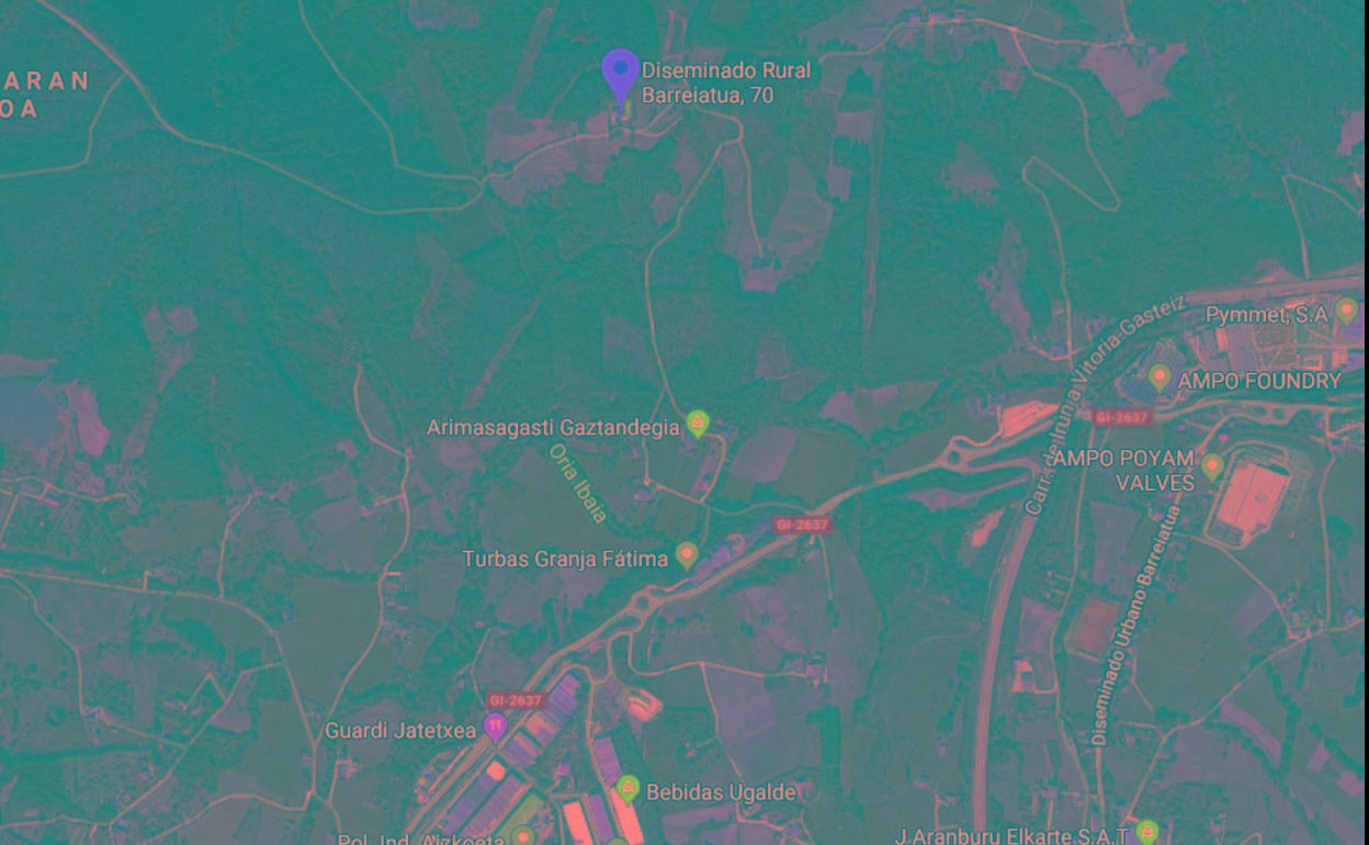 Herido un trabajador de una subcontrata de Iberdrola cuando limpiaba una zona de un monte de Idiazabal