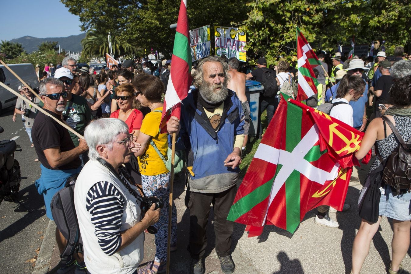 Fotos: La marcha de la contracumbre G-7, en imágenes