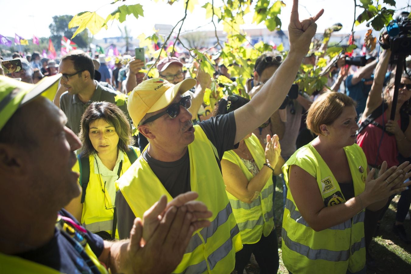 Fotos: La marcha de la contracumbre G-7, en imágenes