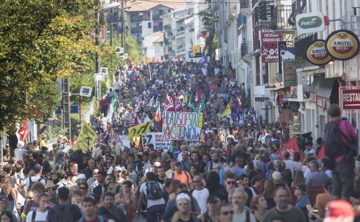 Miles de personas se han manifestado. 
