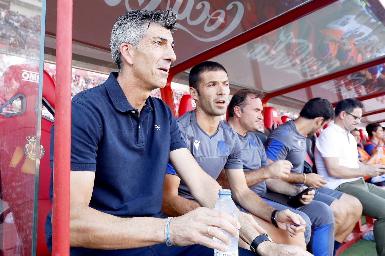 El recién ascendido Mallorca y la Real Sociedad se miden en Son Moix. 