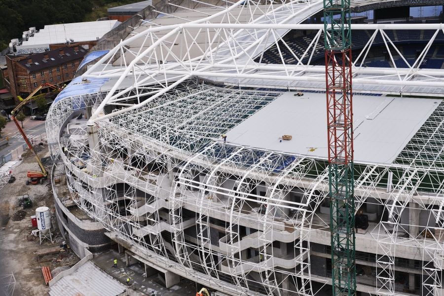 Fotos: Comienza la obra de tapado del fondo norte