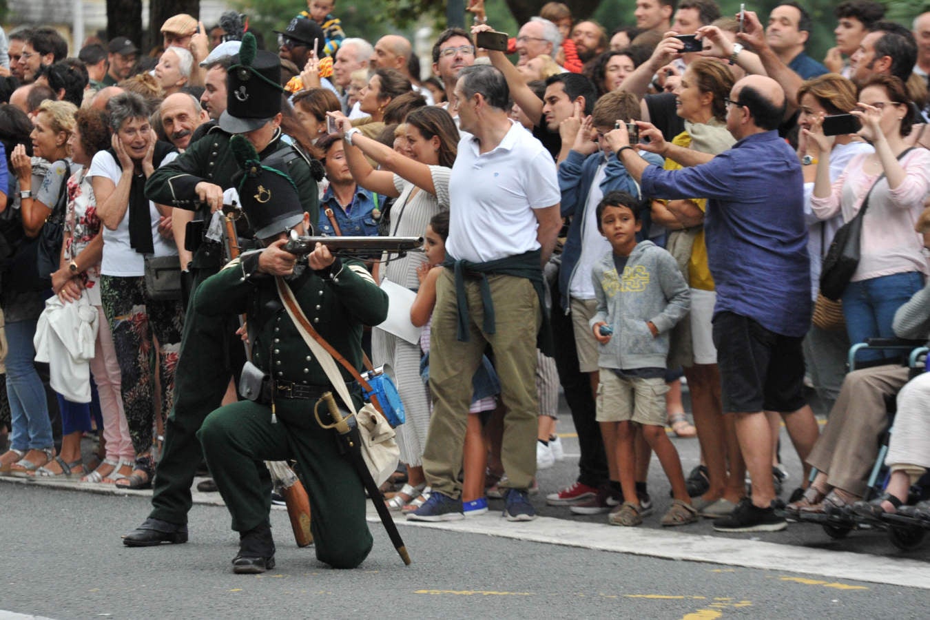 Fotos: Donostia revive el 31 de agosto de 1813