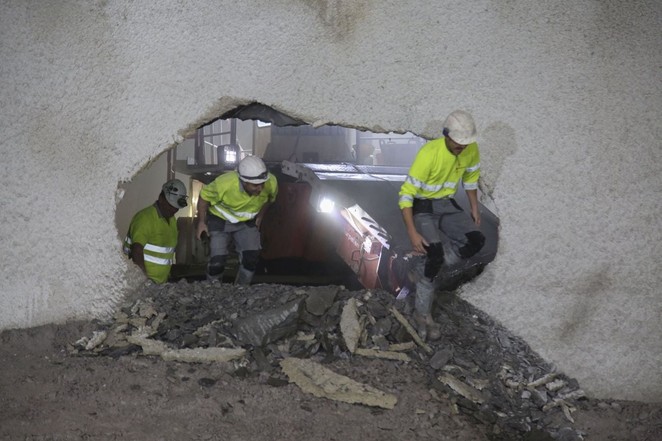 Fotos: Las imágenes de la obra del Topo