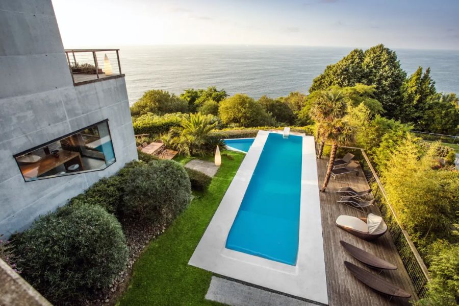 Vísta aérea de villa lanperna 