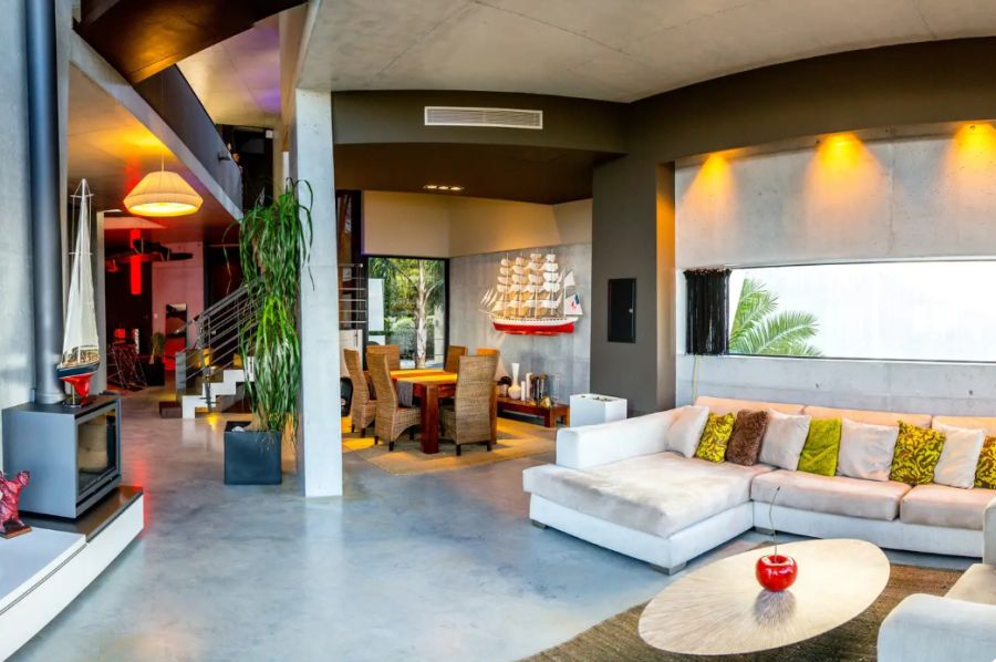 Vísta aérea de villa lanperna 