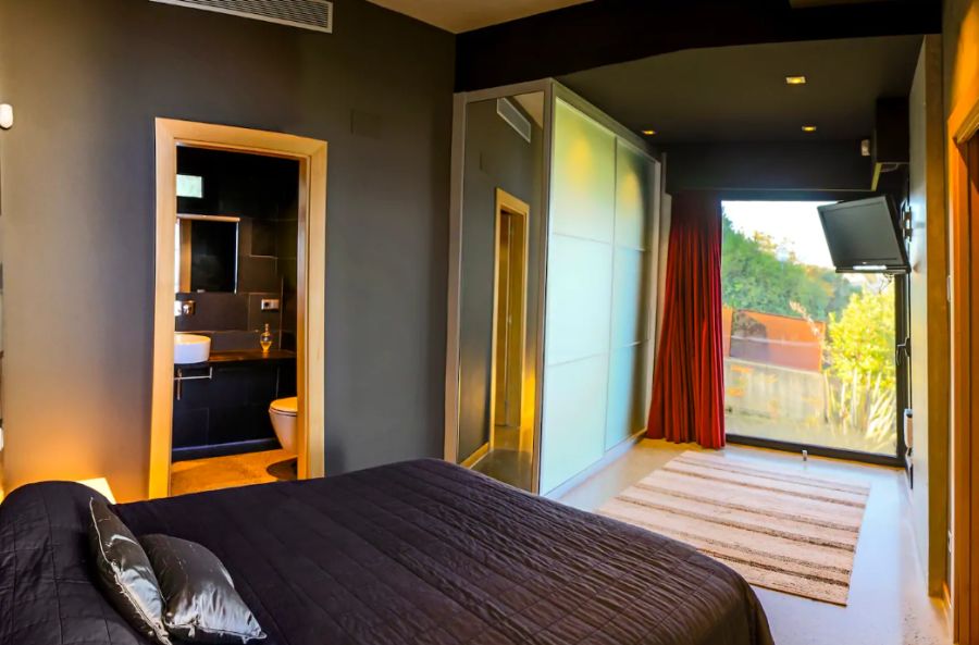 Vísta aérea de villa lanperna 