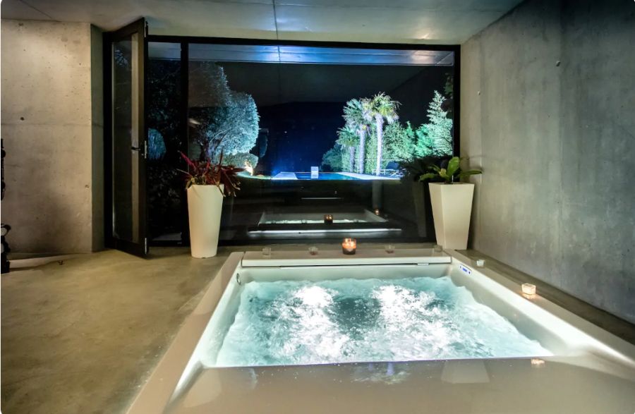 Vísta aérea de villa lanperna 