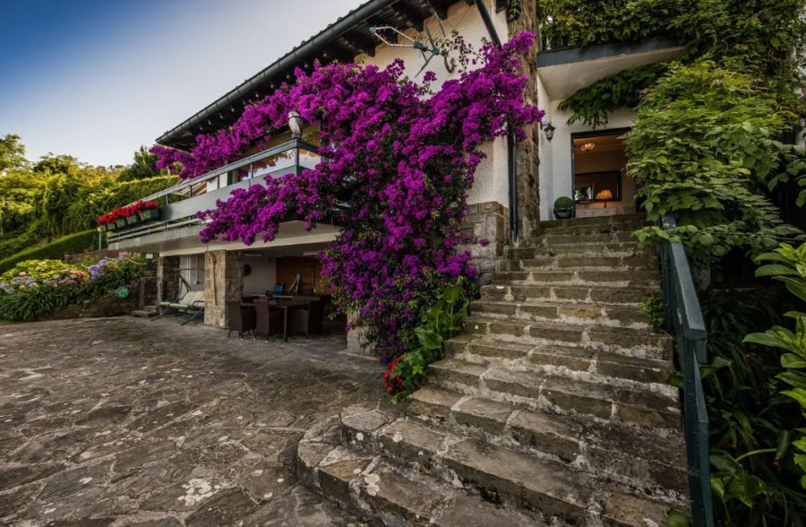 Desde esta villa se divisa el ratón de Getaria 