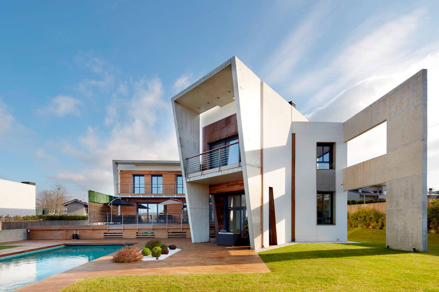 Villa ubicada en el barrio donostiarra de Miramón