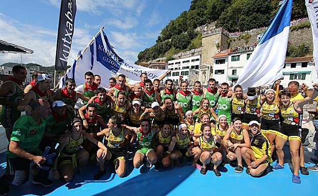 Resultado de la Bandera de la Cocha: Hondarribia no entiende de gafes en La Concha