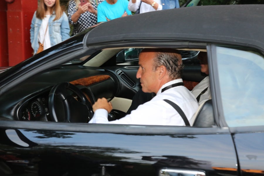 Puesta de largo de los nietos de la duquesa de Alba en el palacio de Arbaizenea. 