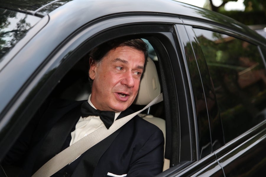 Puesta de largo de los nietos de la duquesa de Alba en el palacio de Arbaizenea. 