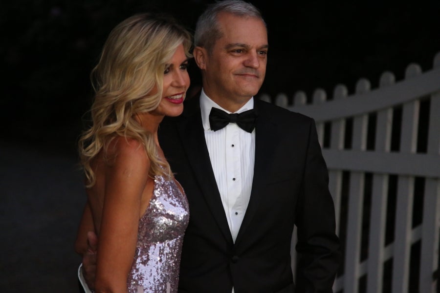 Puesta de largo de los nietos de la duquesa de Alba en el palacio de Arbaizenea. 