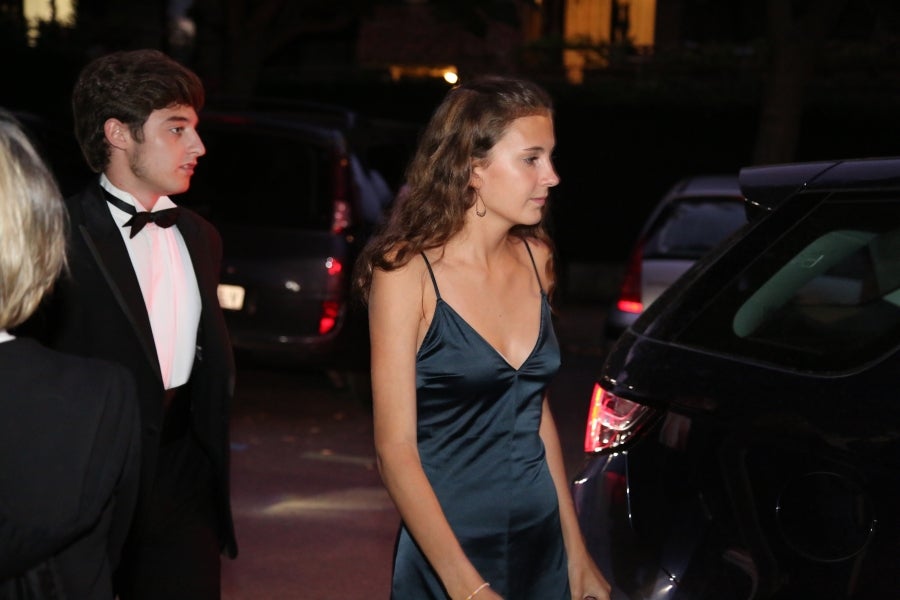 Puesta de largo de los nietos de la duquesa de Alba en el palacio de Arbaizenea. 