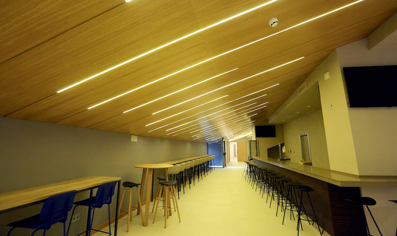 El estadio prácticamente está listo para acoger su estreno con todas las gradas completas en el Real Sociedad - Atlético de Madrid del próximo sábado 14