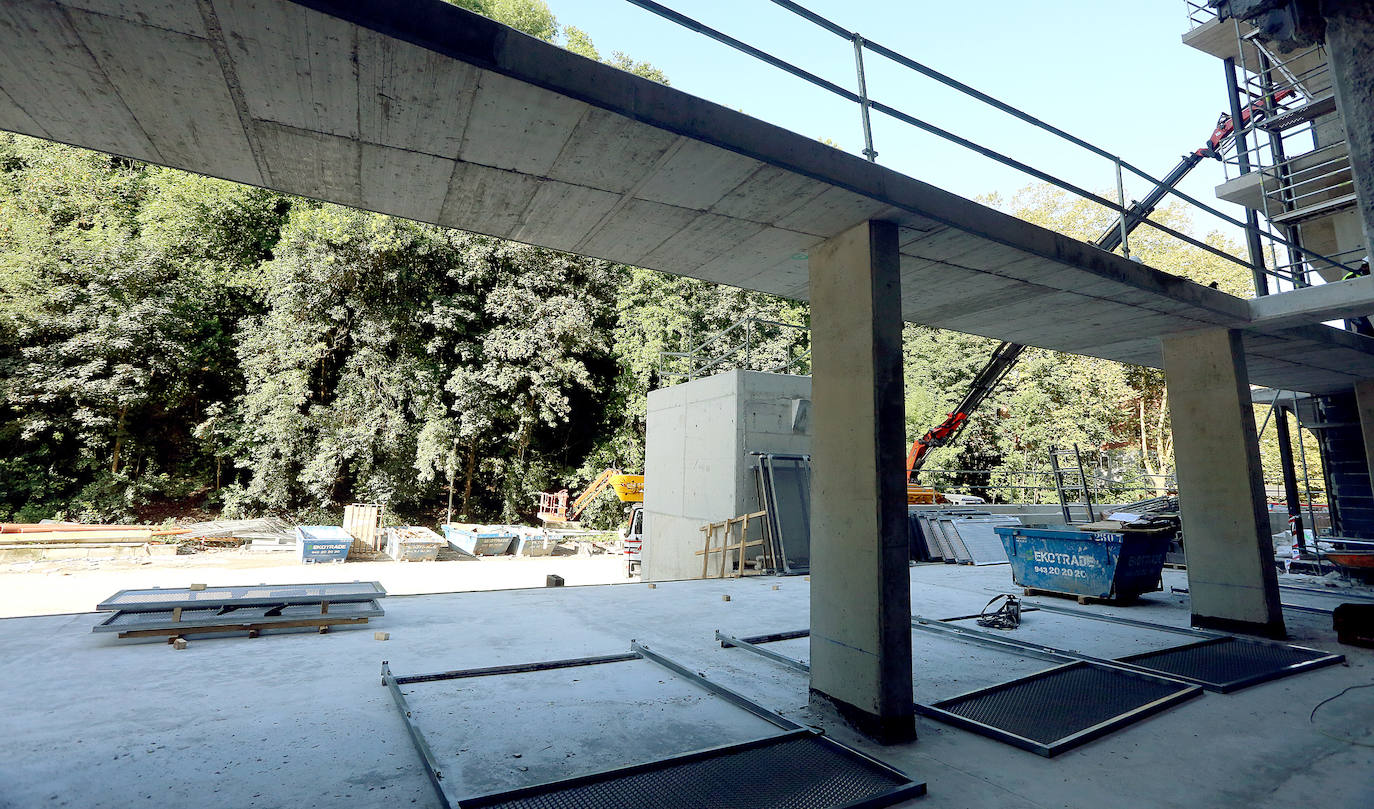 El estadio prácticamente está listo para acoger su estreno con todas las gradas completas en el Real Sociedad - Atlético de Madrid del próximo sábado 14