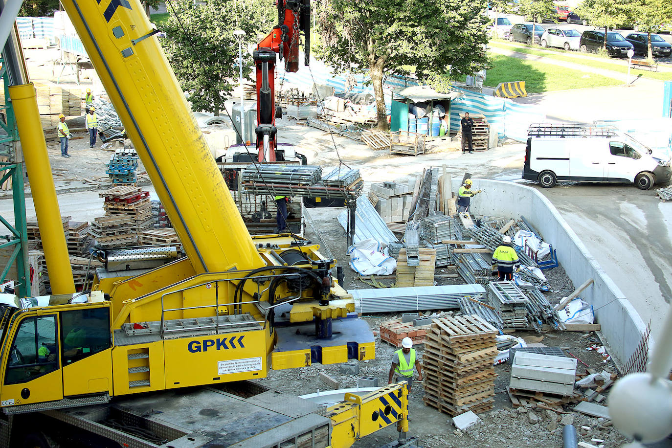 El estadio prácticamente está listo para acoger su estreno con todas las gradas completas en el Real Sociedad - Atlético de Madrid del próximo sábado 14