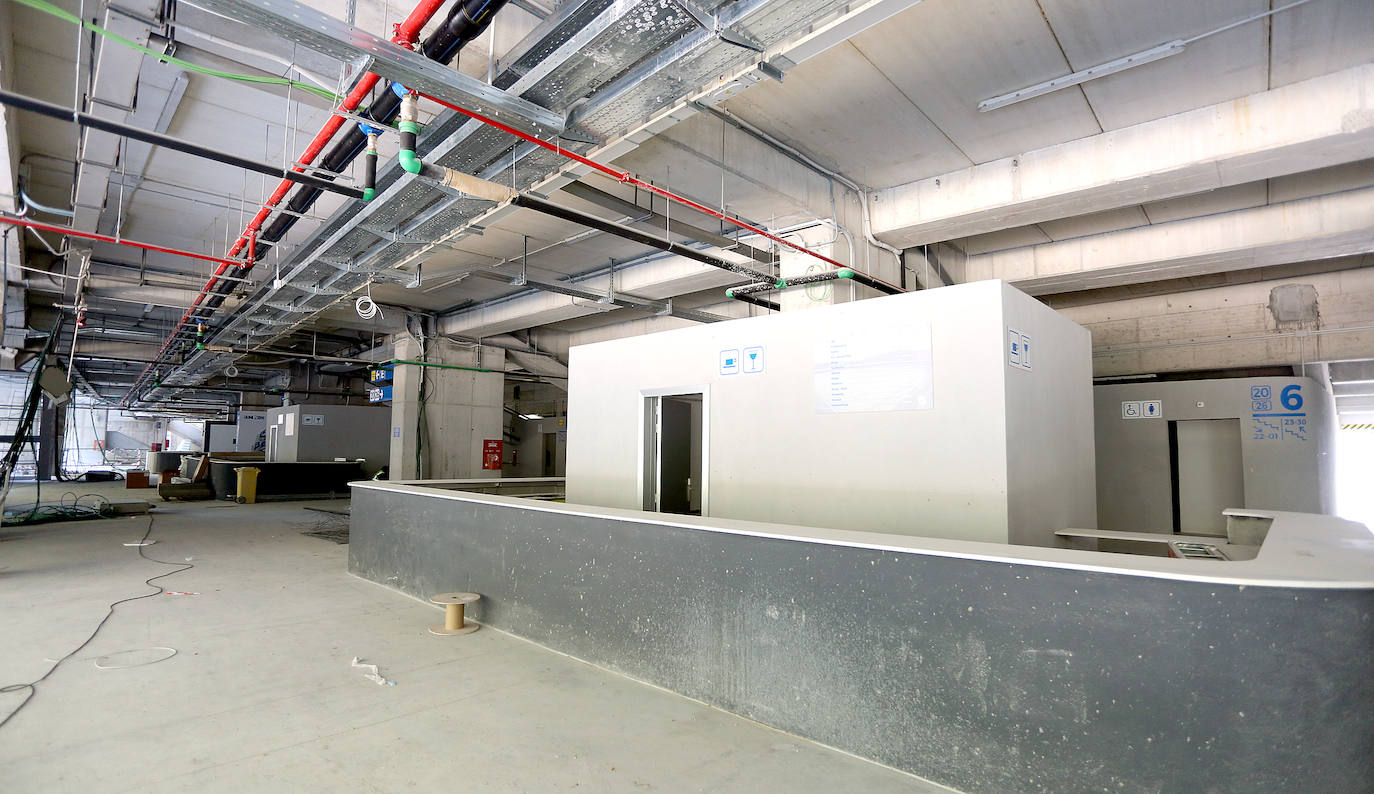 El estadio prácticamente está listo para acoger su estreno con todas las gradas completas en el Real Sociedad - Atlético de Madrid del próximo sábado 14