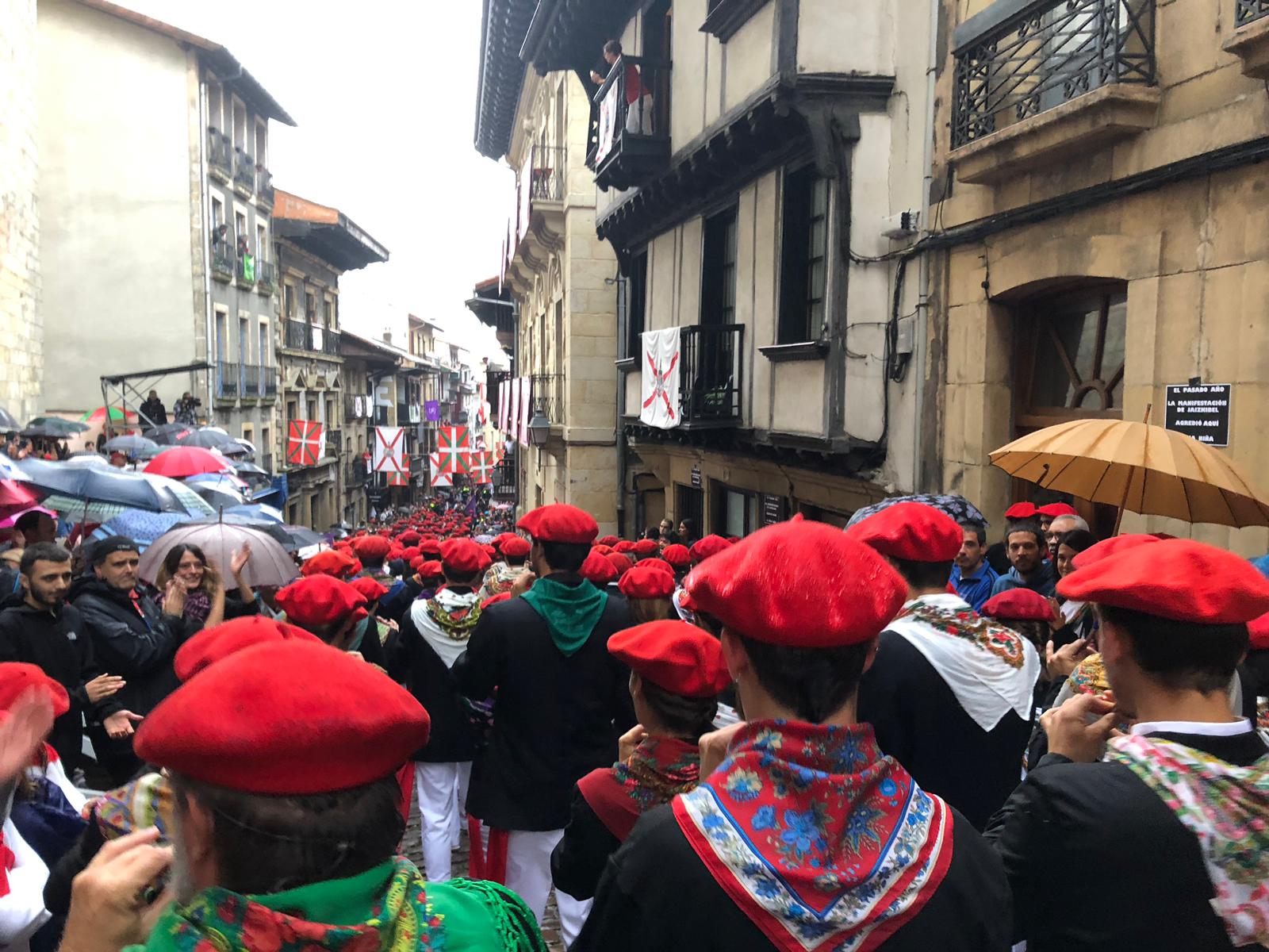 Fotos: La compañía Jaizkibel desfila sin incidentes