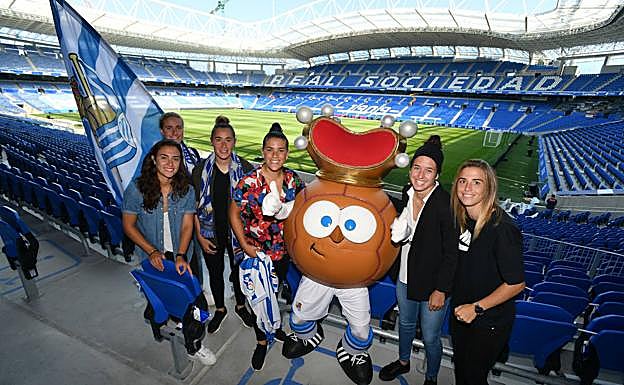 Imagen principal - El Reale Arena también será de las jugadoras de la Real Sociedad