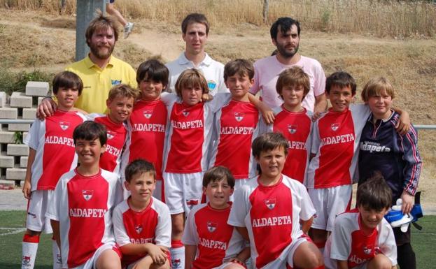 Equipo de Aldapeta que se enfrentó a Ansu Fati en la final del torneo