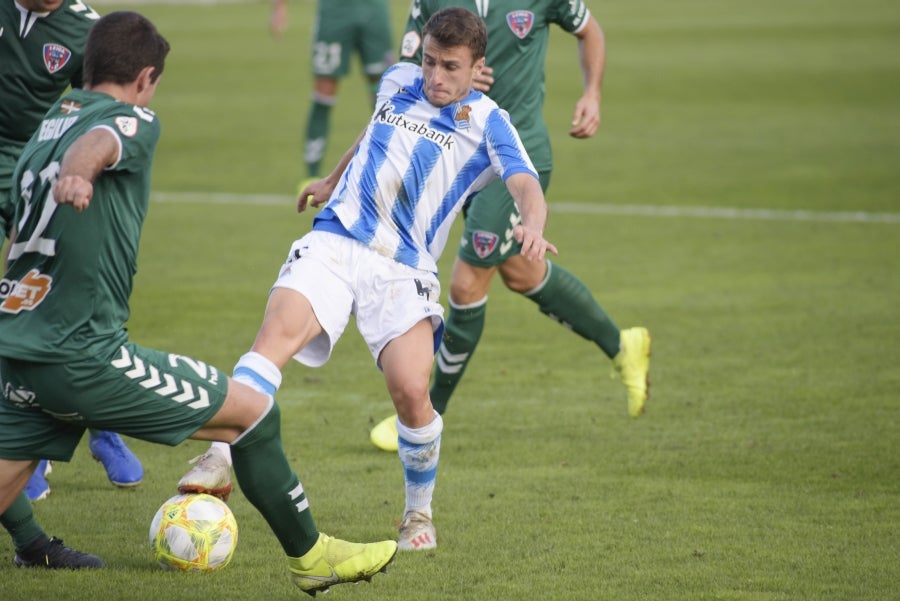 El filial realista logra un importante triunfo en Zubieta con un Garrido que resulta fundamental gracias a sus dos goles. 