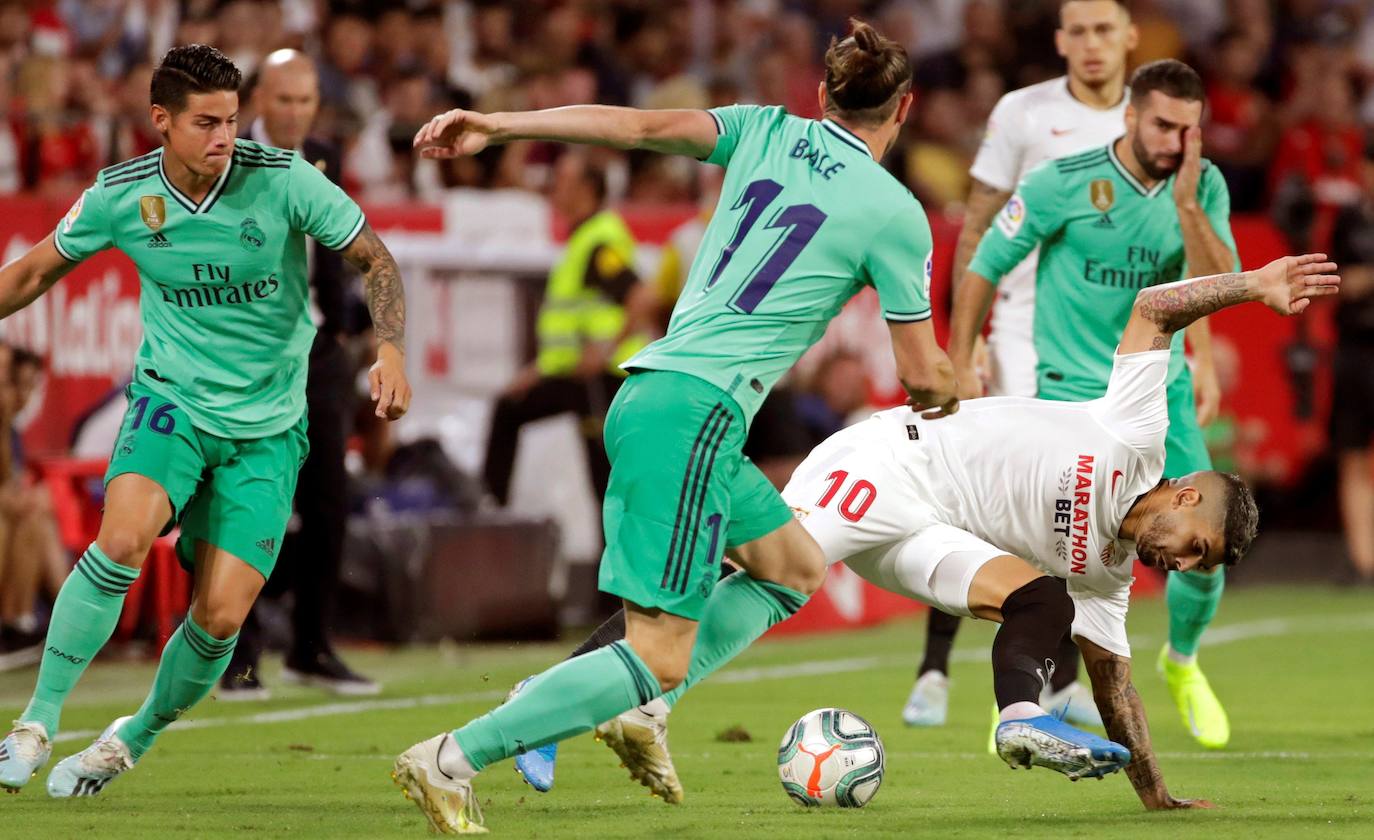 Las mejores imáganes del partido entre el Sevilla y el Real Madrid, disputado en el Sánchez Pizjuán.