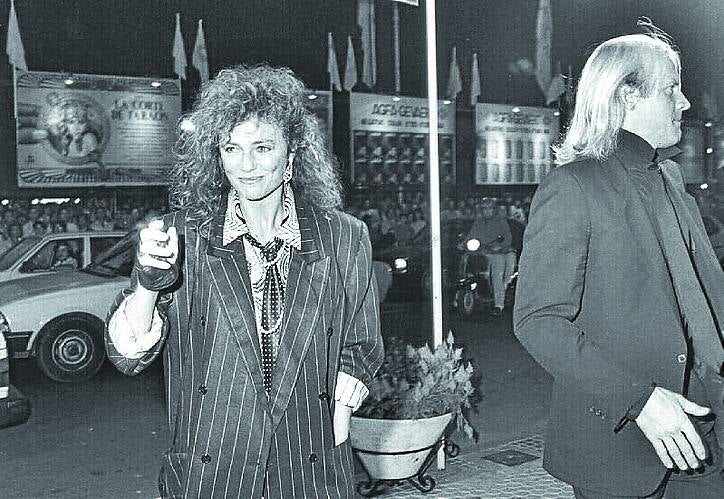 Jacqueline Bisset y Alexander Godunov en el Zinemaldia.