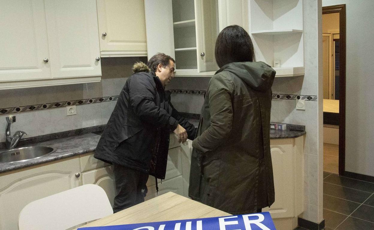 Vivienda en alquiler.